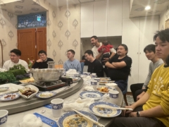 Farewell party and welcome party!