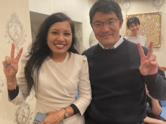 Farewell party and welcome party!